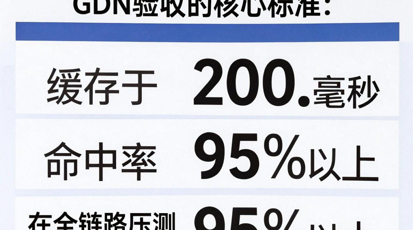 cdn验收标准