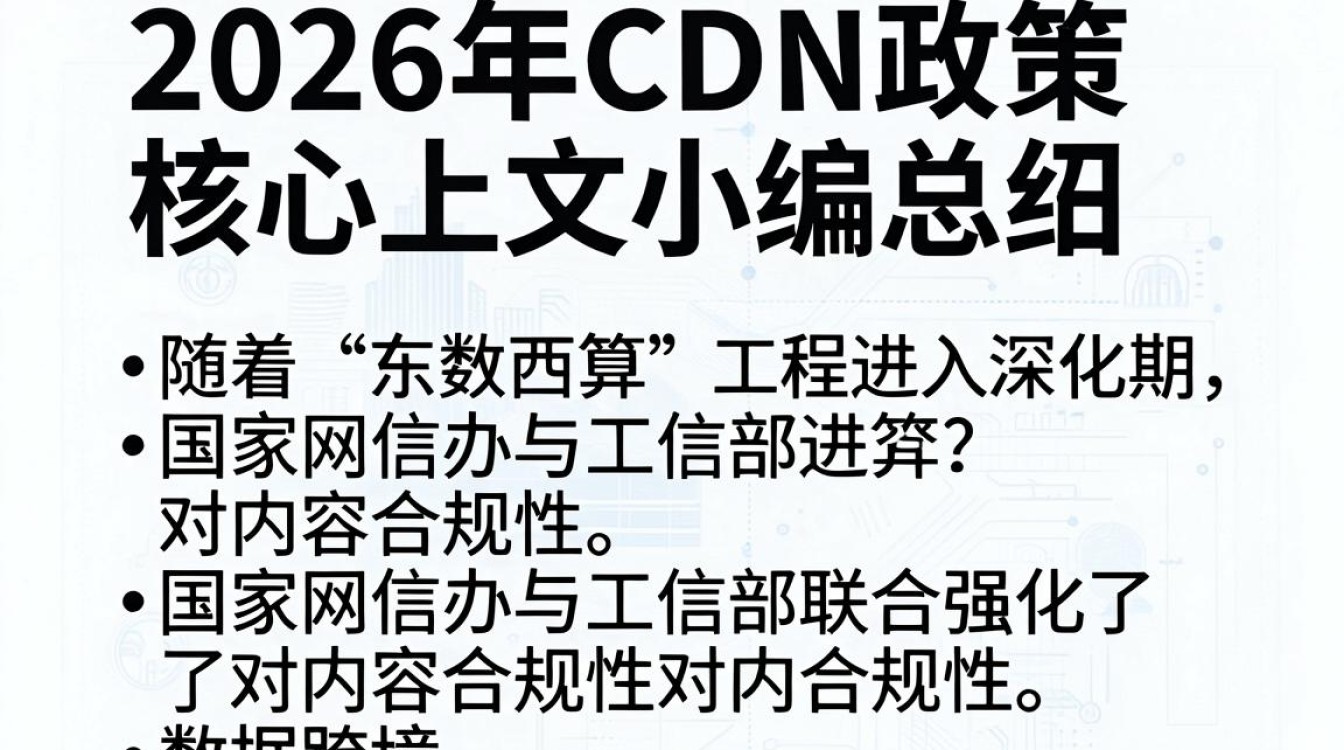 cdn 政策
