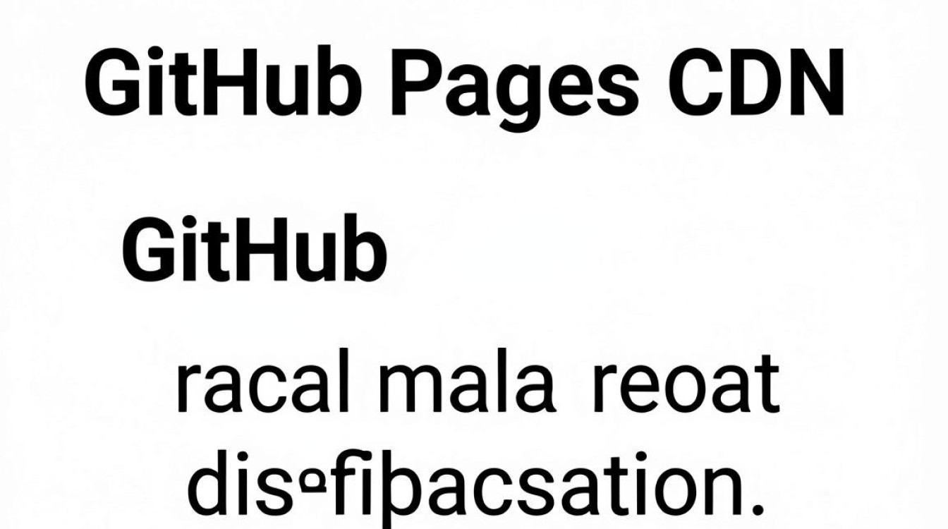 githubpages cdn