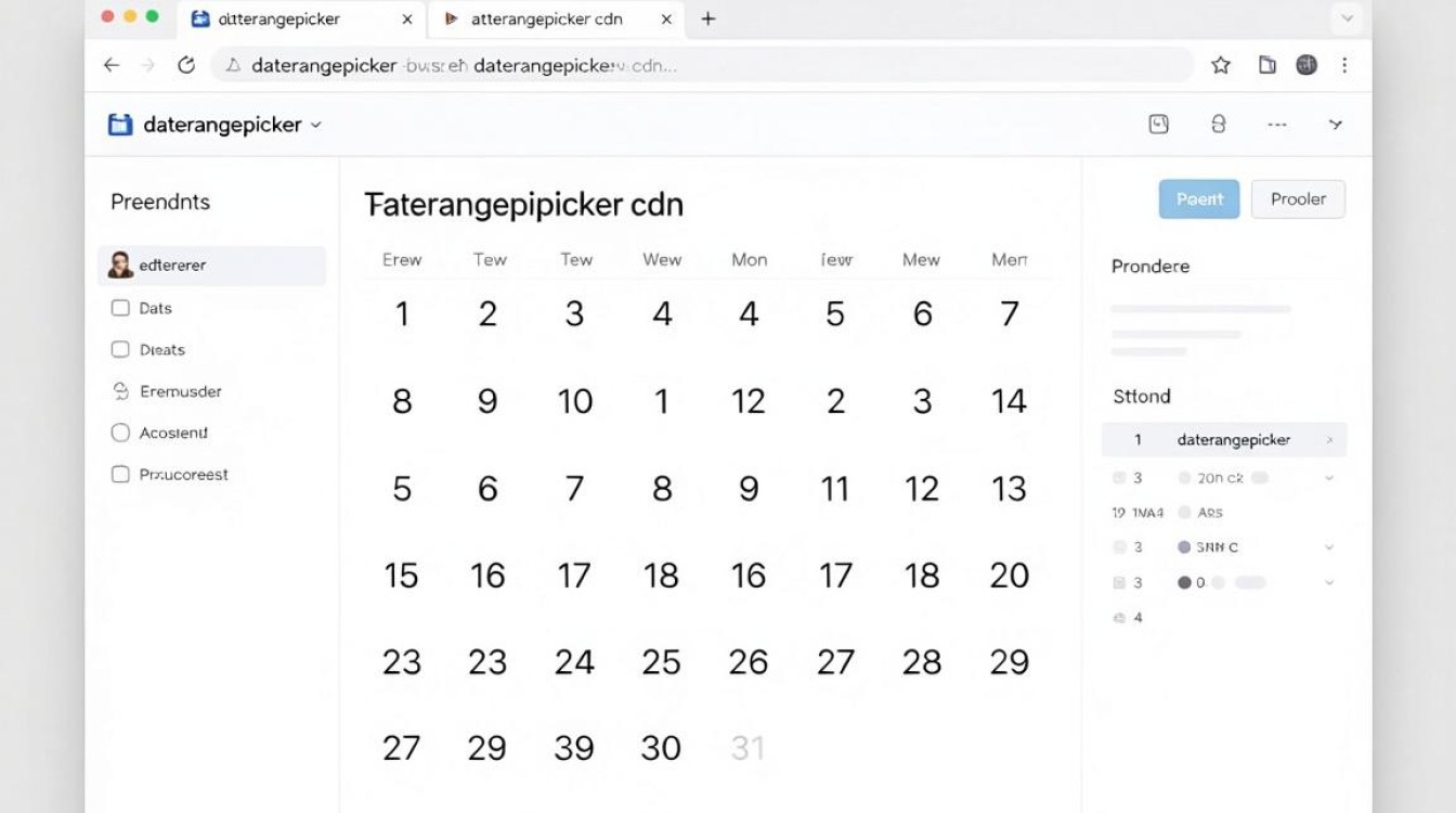 daterangepicker cdn