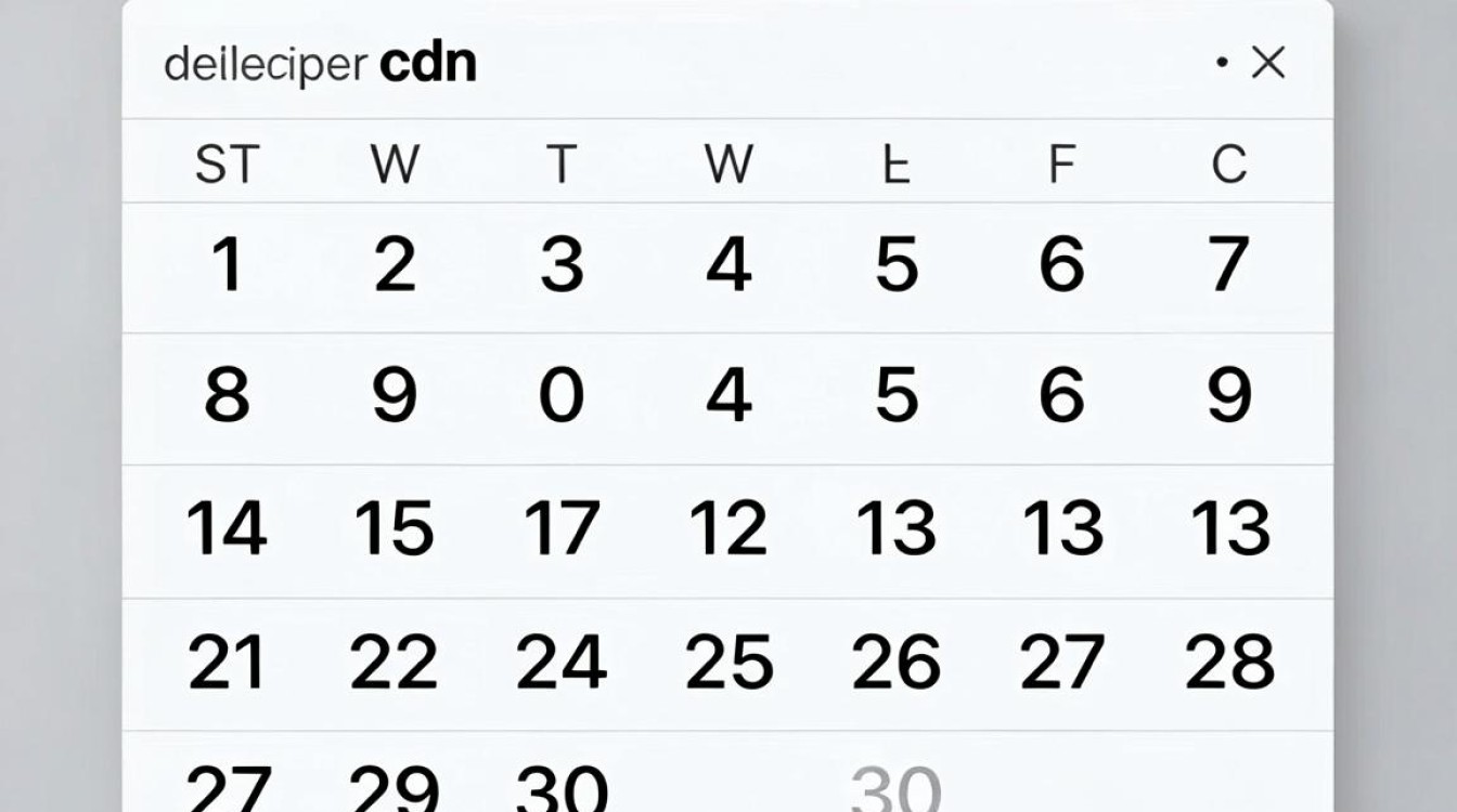 datepicker cdn