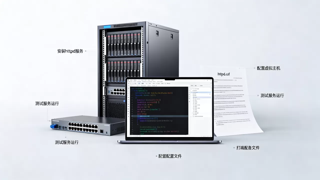 httpd文件服务器怎么搭建?httpd配置虚拟主机详细教程 httpd文件服务器怎么搭建?httpd配置虚拟主机详细教程
