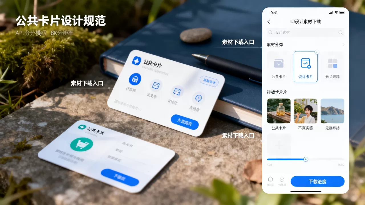 app界面模板公共卡片怎么设计?UI设计素材哪里下载 app界面模板公共卡片怎么设计?UI设计素材哪里下载