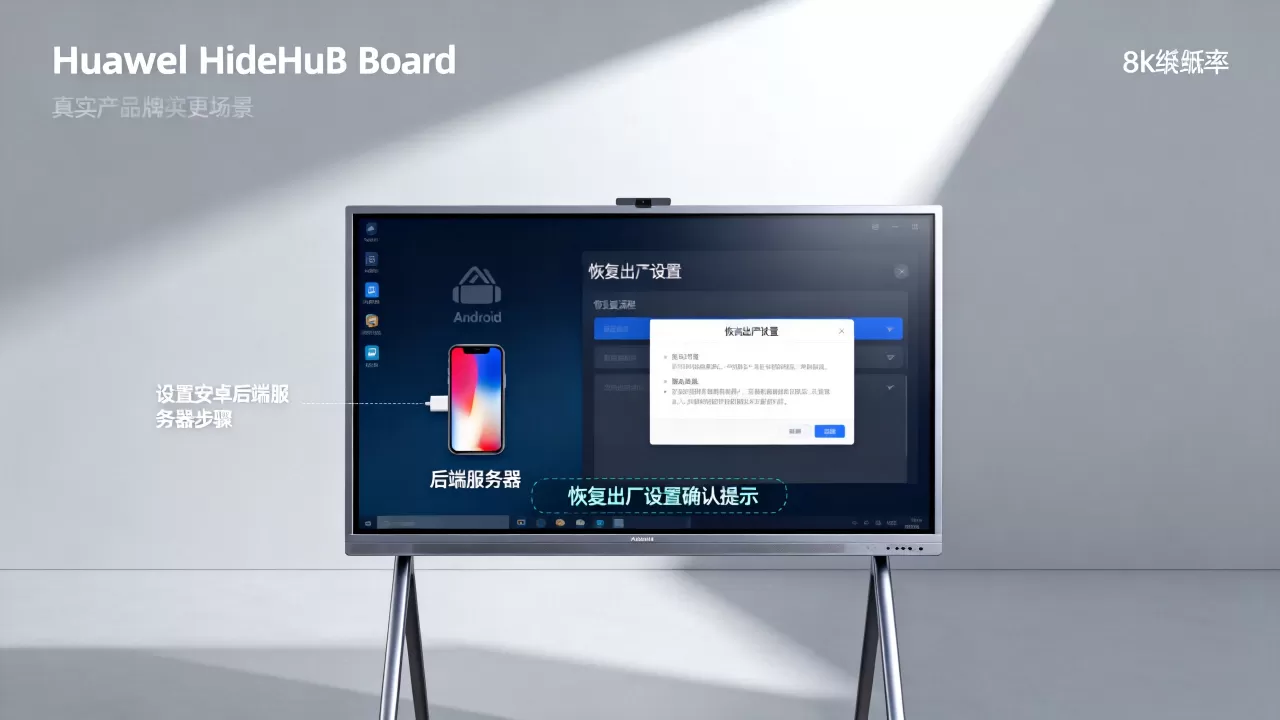 安卓后端服务器IdeaHub Board怎么设置?华为ideahub board安卓系统怎么恢复出厂设置 安卓后端服务器IdeaHub Board怎么设置?华为ideahub board安卓系统怎么恢复出厂设置