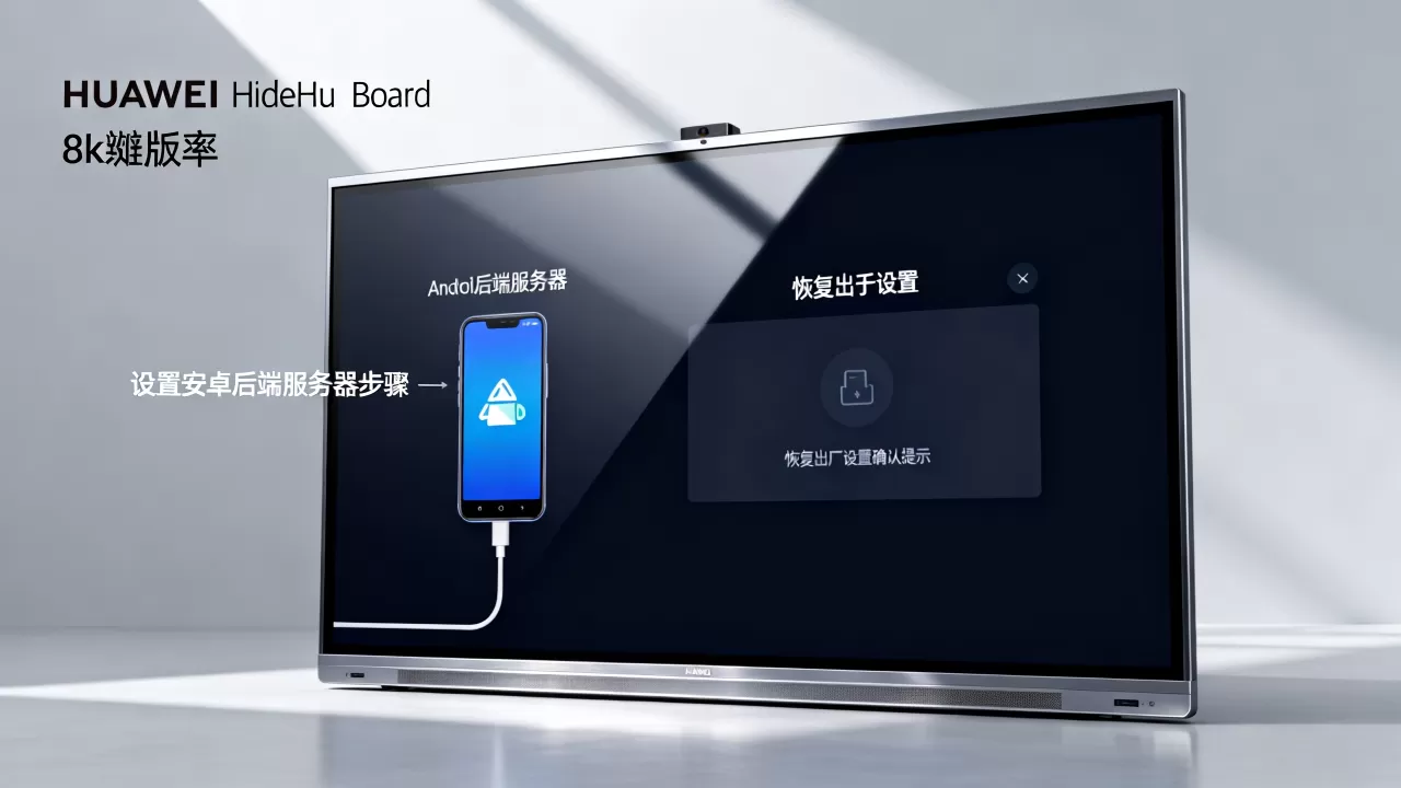 安卓后端服务器IdeaHub Board怎么设置?华为ideahub board安卓系统怎么恢复出厂设置 安卓后端服务器IdeaHub Board怎么设置?华为ideahub board安卓系统怎么恢复出厂设置