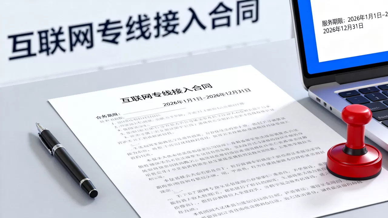 互联网专线接入合同范本怎么写?2026最新标准模板 互联网专线接入合同范本怎么写?2026最新标准模板