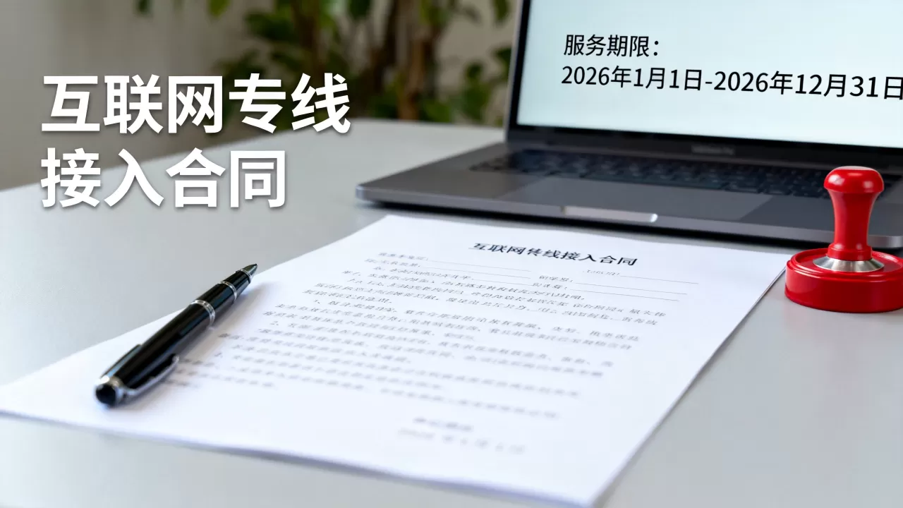 互联网专线接入合同范本怎么写?2026最新标准模板 互联网专线接入合同范本怎么写?2026最新标准模板