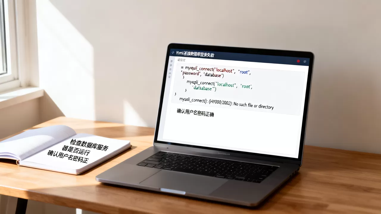 html连接数据库登录失败怎么办？html连接数据库登录教程