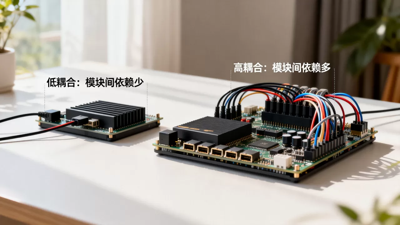什么是低耦合？低耦合和高耦合的区别