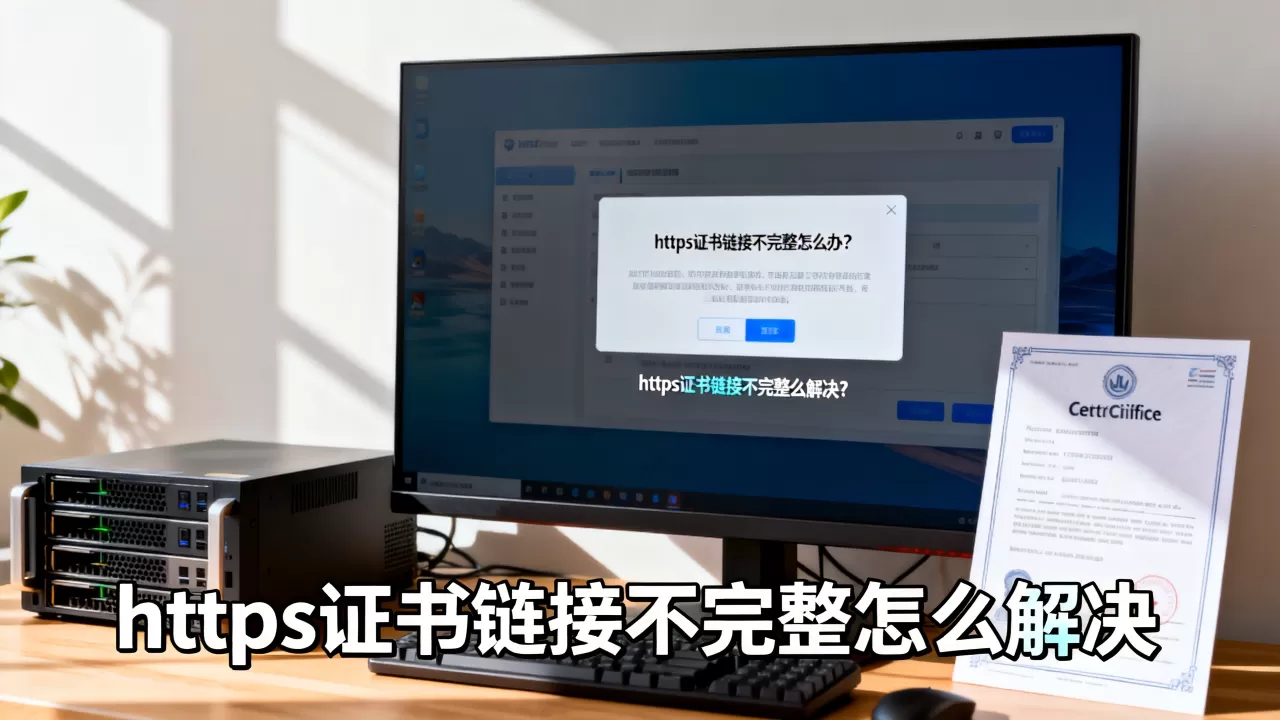 https证书链接不完整怎么办？https证书链接不完整怎么解决