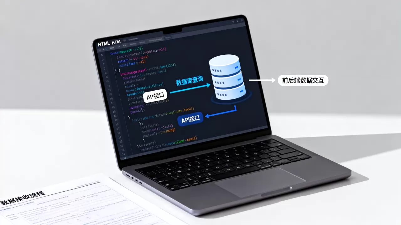 HTML页面如何接收数据库数据？前后端数据交互常见方法有哪些