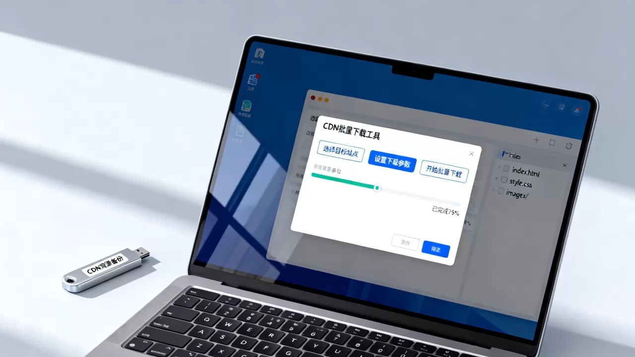 如何安全实现CDN整站下载？批量下载网站资源工具