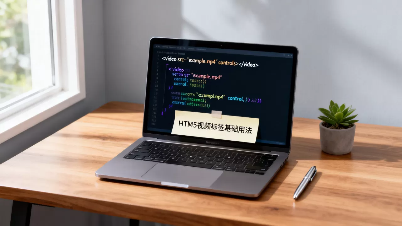 HTML视频代码怎么写？html5视频标签代码示例