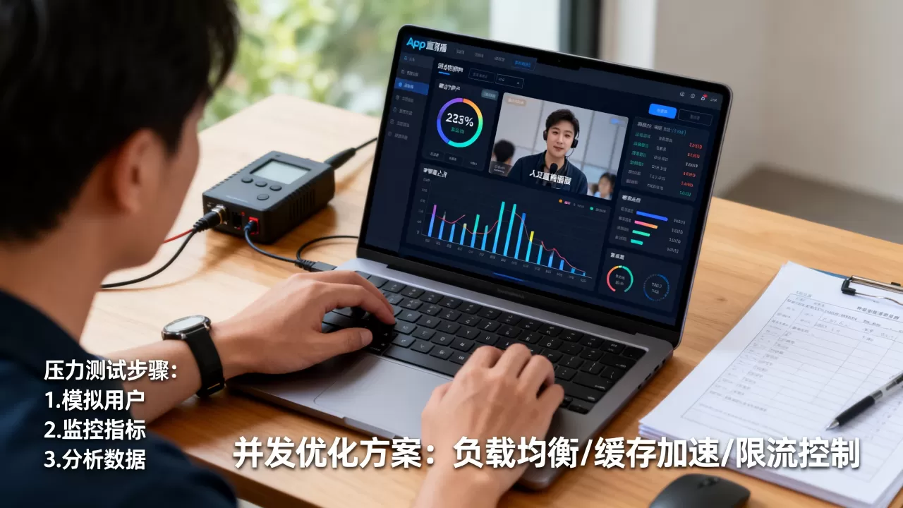 app直播压力测试怎么做？直播并发高怎么解决