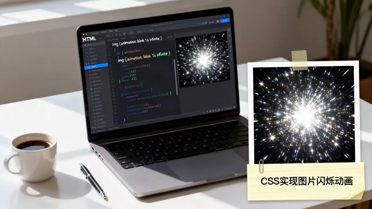 html图片怎么设置闪动效果？css实现图片闪烁动画