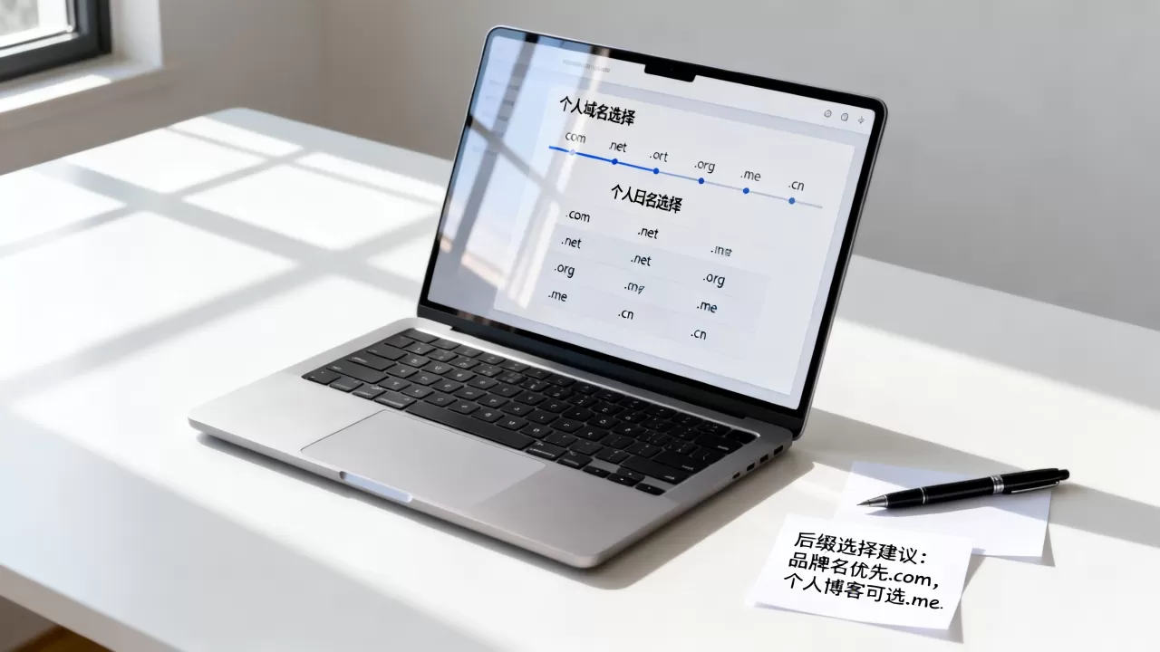个人域名选什么后缀好？个人域名后缀怎么选