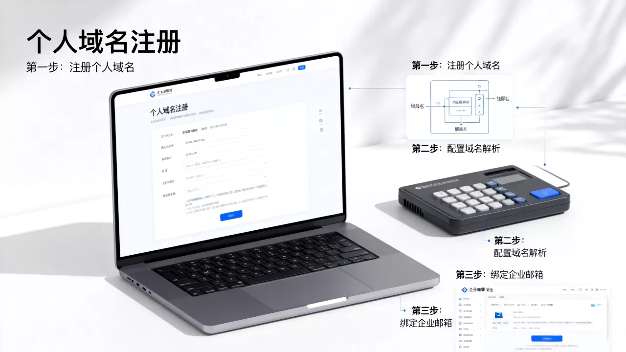 个人域名怎么注册邮箱？如何用域名绑定企业邮箱