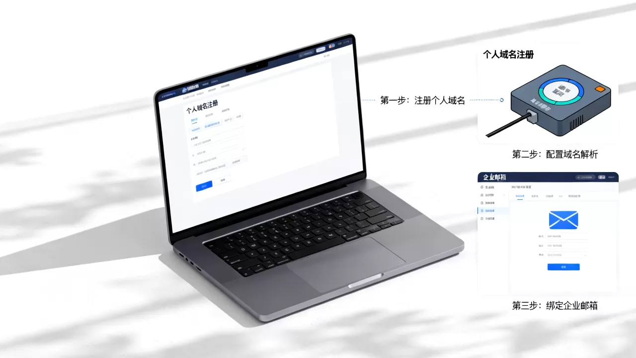个人域名怎么注册邮箱？如何用域名绑定企业邮箱