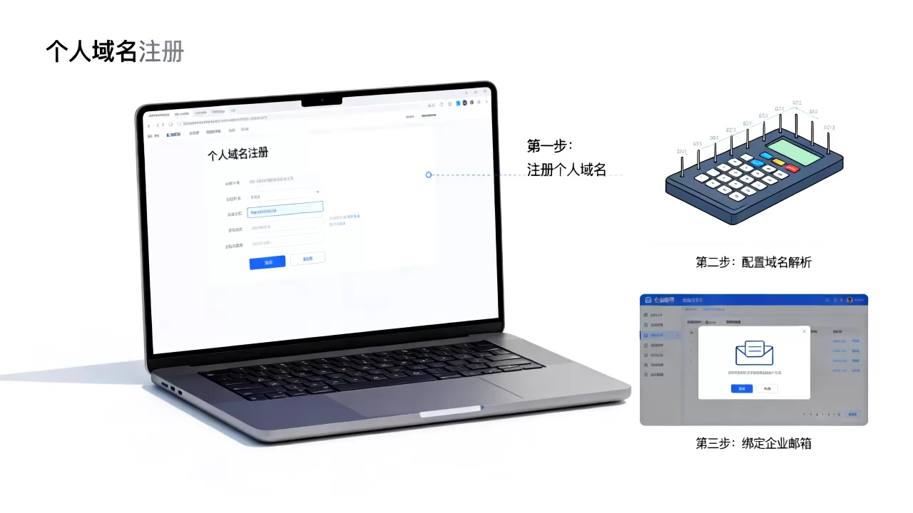 个人域名怎么注册邮箱？如何用域名绑定企业邮箱