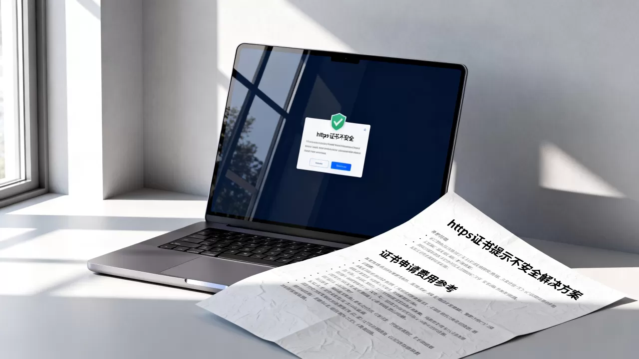 网站https证书提示不安全怎么办？https证书申请多少钱