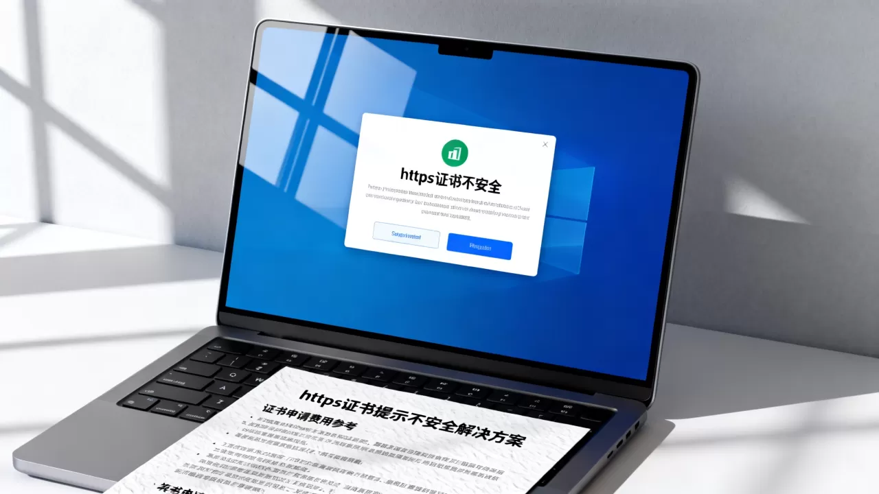 网站https证书提示不安全怎么办？https证书申请多少钱