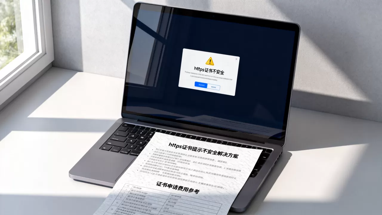 网站https证书提示不安全怎么办？https证书申请多少钱