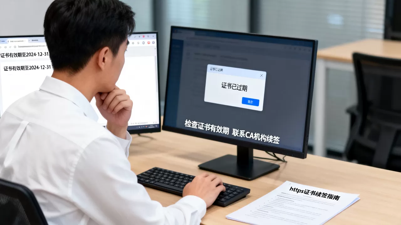 https证书过期怎么办？如何快速解决https证书过期