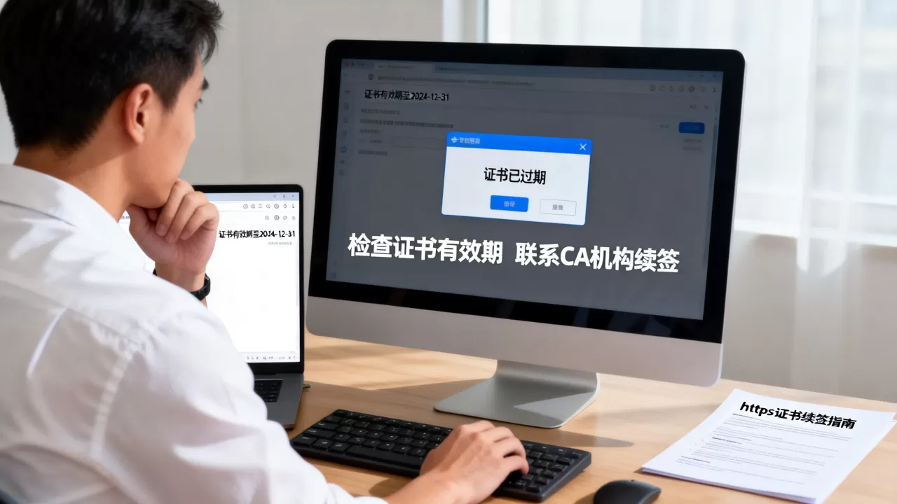 https证书过期怎么办？如何快速解决https证书过期