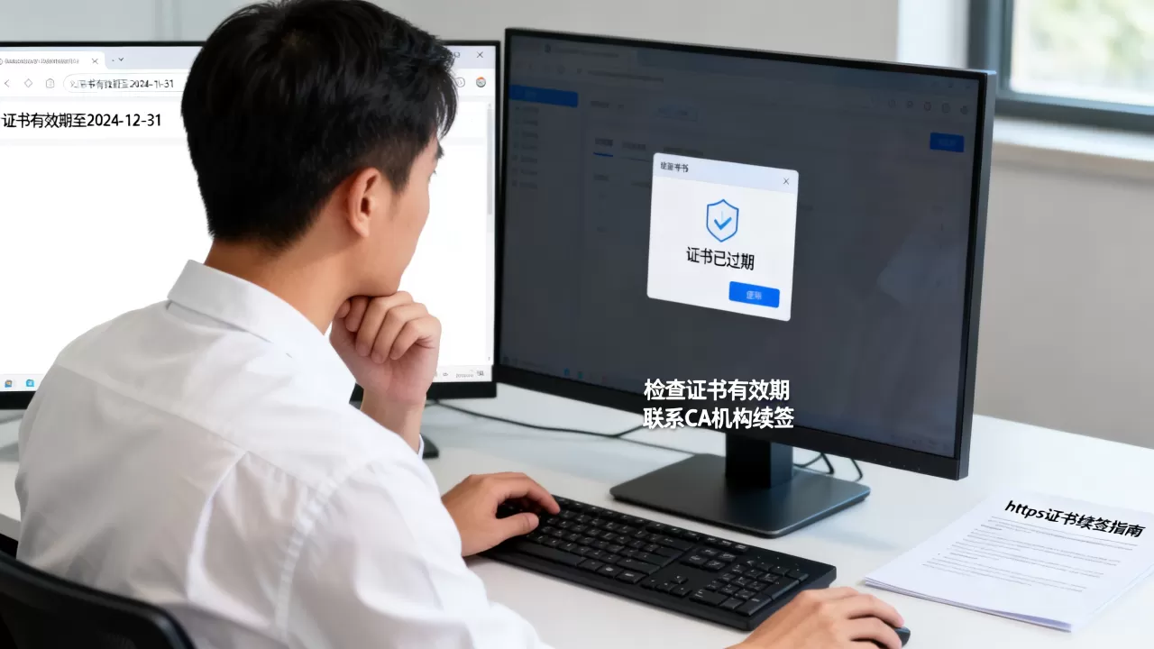 https证书过期怎么办？如何快速解决https证书过期