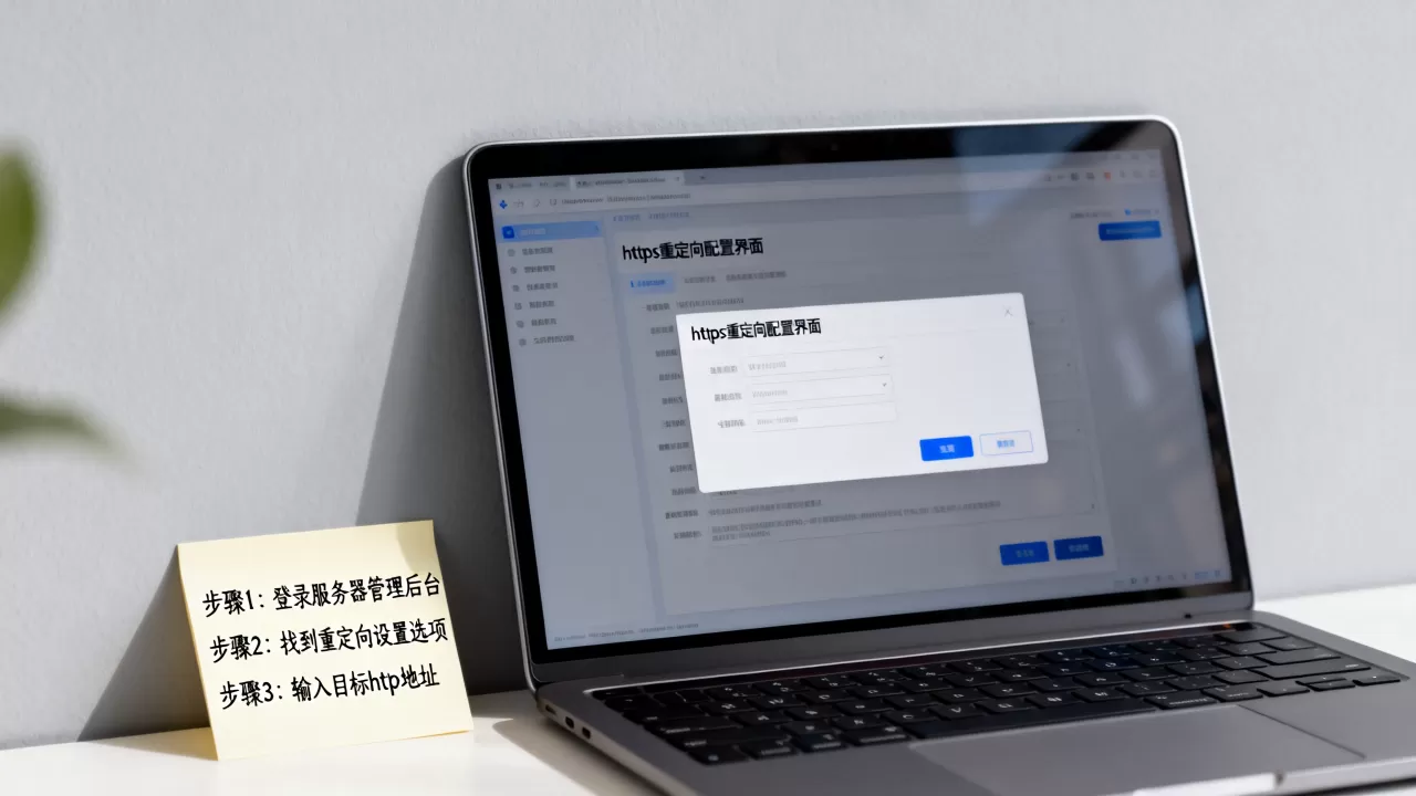 https域名重定向怎么设置？https域名重定向到http