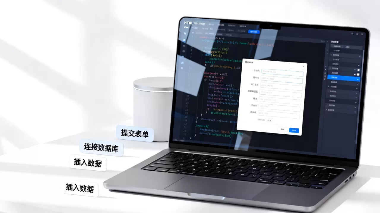 html页面数据怎么存入数据库？如何将网页表单数据写入数据库