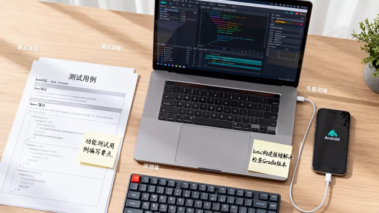 Android App测试用例怎么写？Ionic Android App构建报错怎么解决
