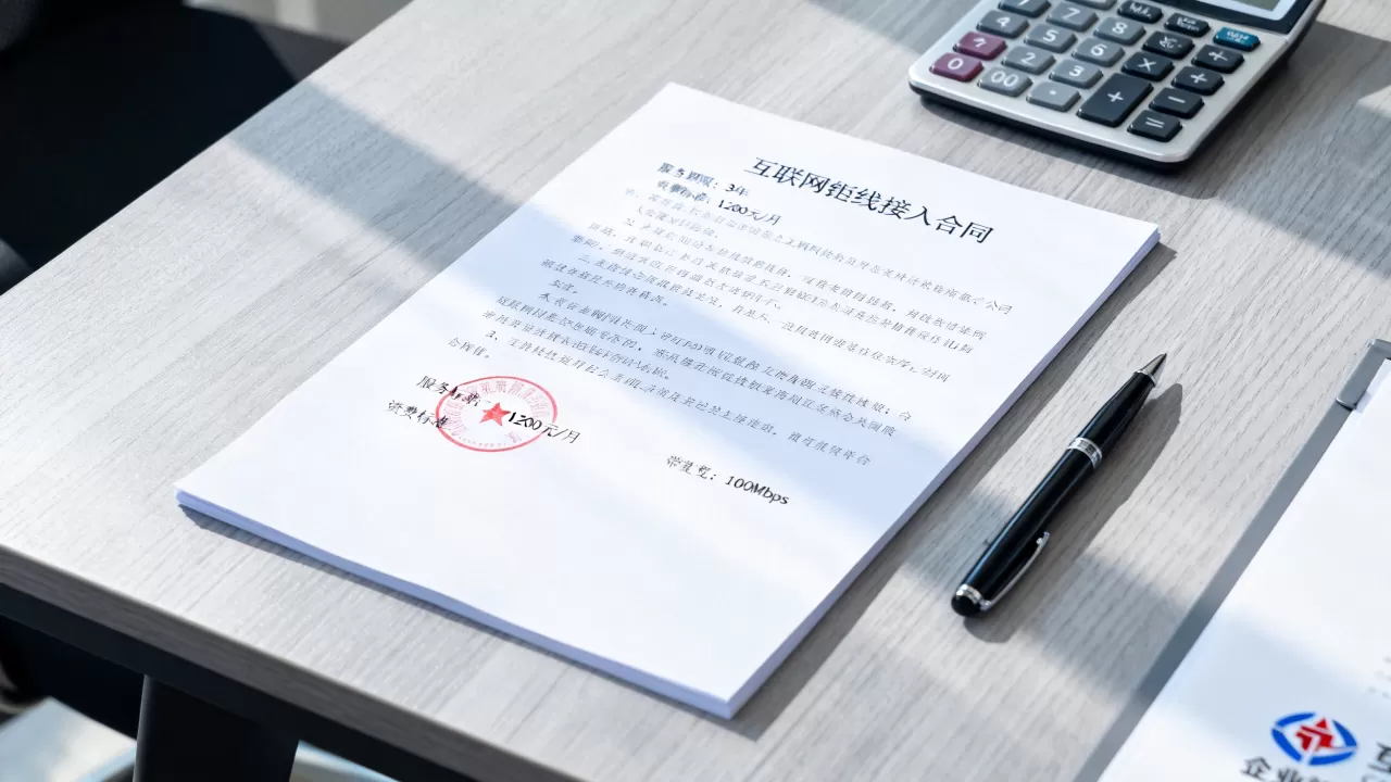 互联网专线接入合同怎么签？企业办理专线资费是多少