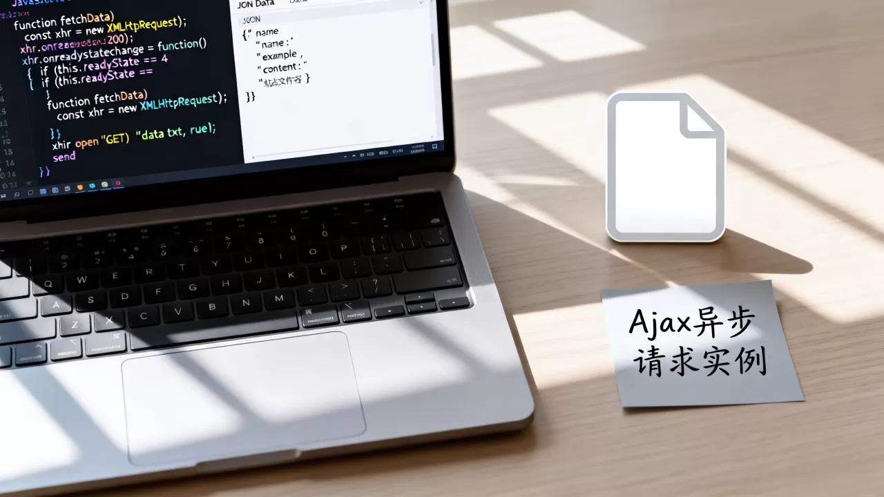 Ajax如何获取站点文件内容？前端异步请求数据实例