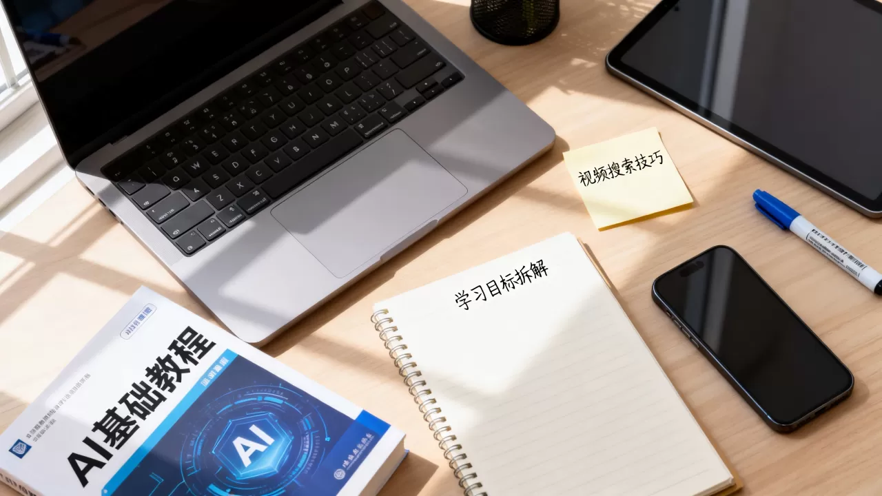 AI学习视频怎么找？零基础入门AI学习的目标是什么