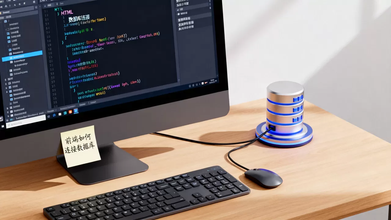HTML能直接操作数据库吗，前端如何连接数据库
