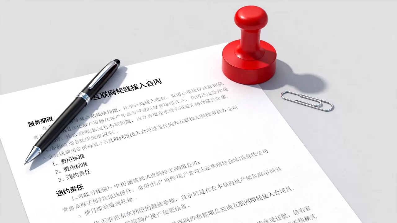 互联网专线接入合同怎么签？2026年最新范本免费下载