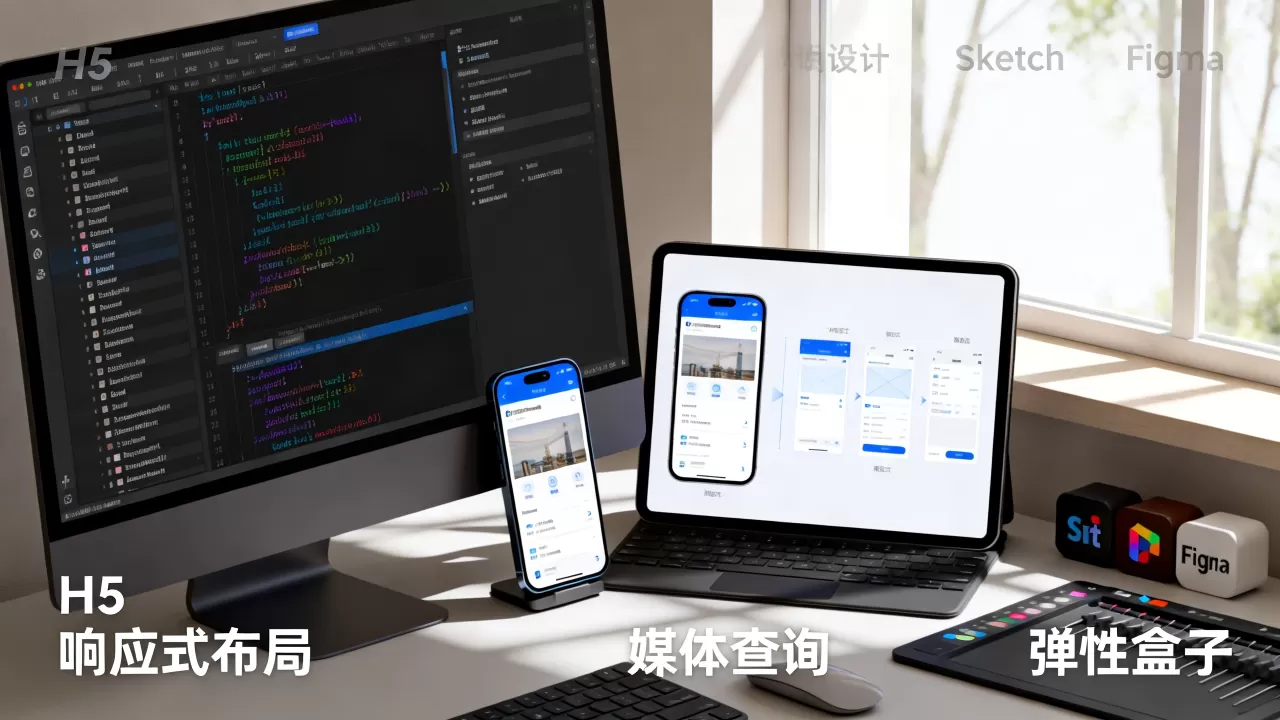 H响应式开发首页内容怎么做？h5响应式开发教程