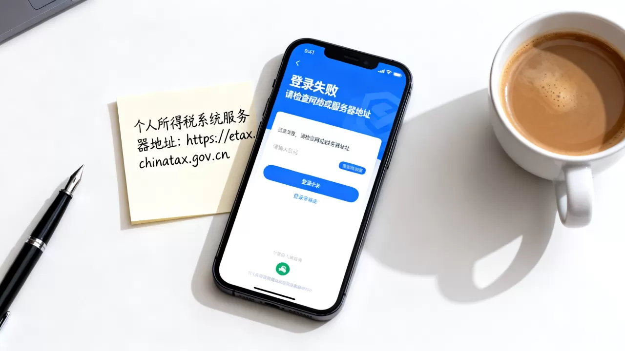 个人所得税系统服务器地址是多少？个税APP登录失败怎么办
