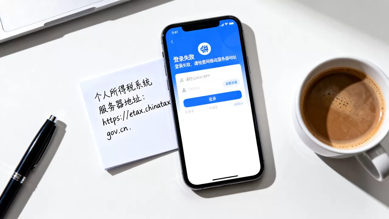个人所得税系统服务器地址是多少？个税APP登录失败怎么办