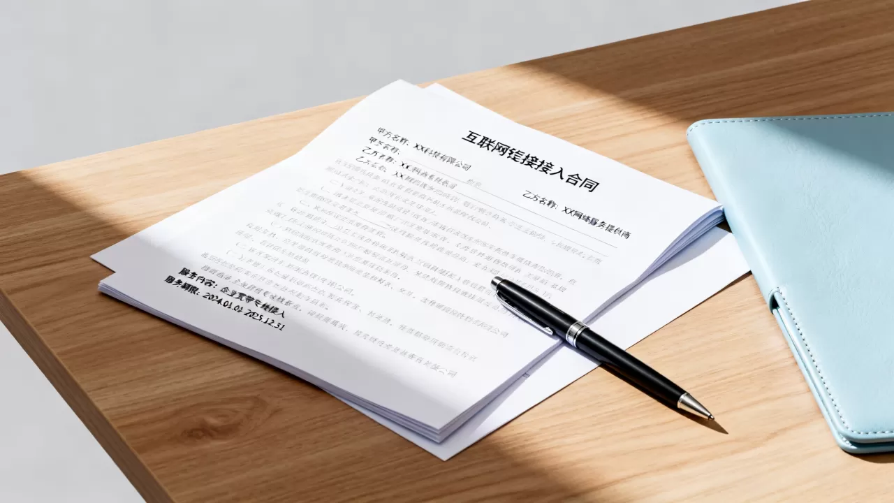 互联网专线接入合同书怎么签？企业宽带接入合同模板免费下载