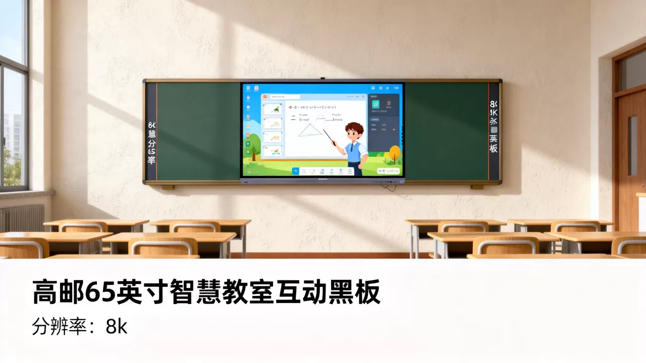 高邮65英寸智慧教室互动黑板怎么选？教室黑板多少钱一台