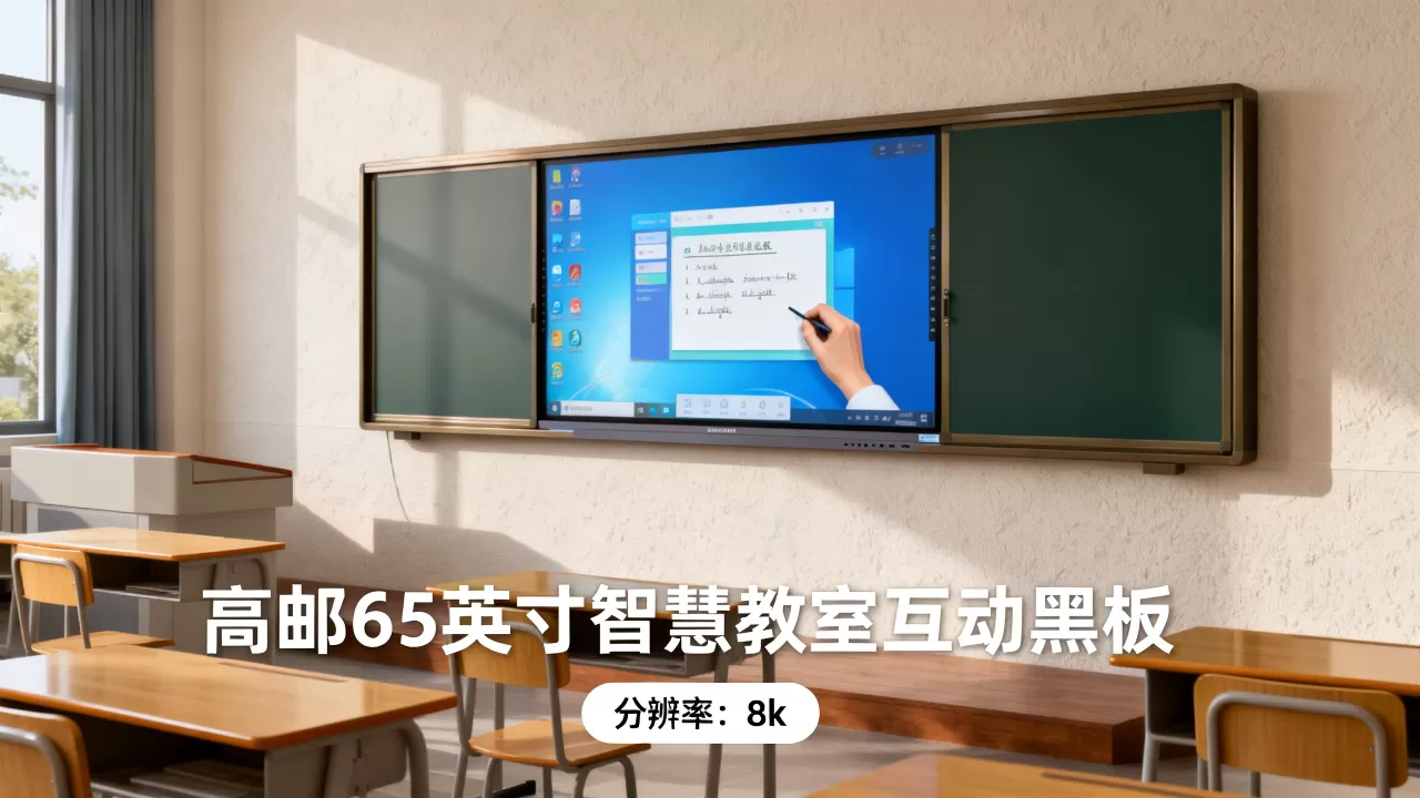 高邮65英寸智慧教室互动黑板怎么选？教室黑板多少钱一台