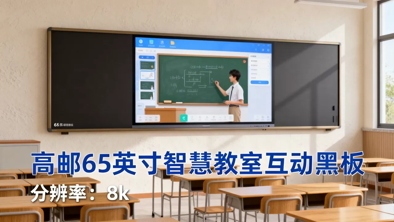 高邮65英寸智慧教室互动黑板怎么选？教室黑板多少钱一台
