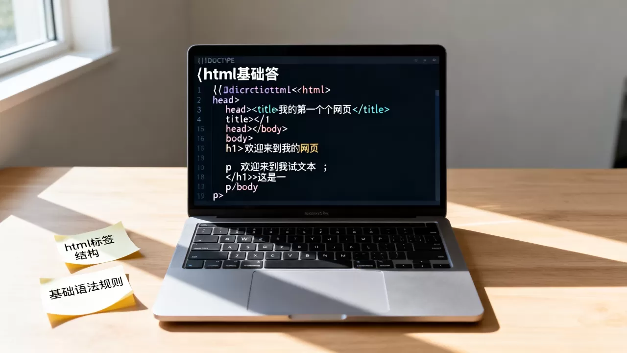 html网页代码怎么写？html网页代码基础入门
