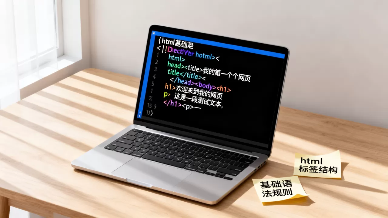 html网页代码怎么写？html网页代码基础入门