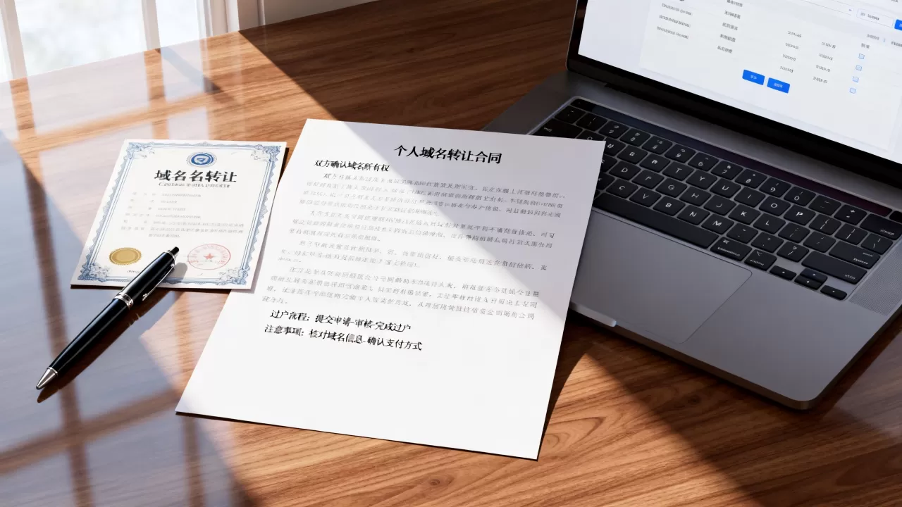 个人域名转让合同怎么签?域名过户流程及注意事项 个人域名转让合同怎么签?域名过户流程及注意事项
