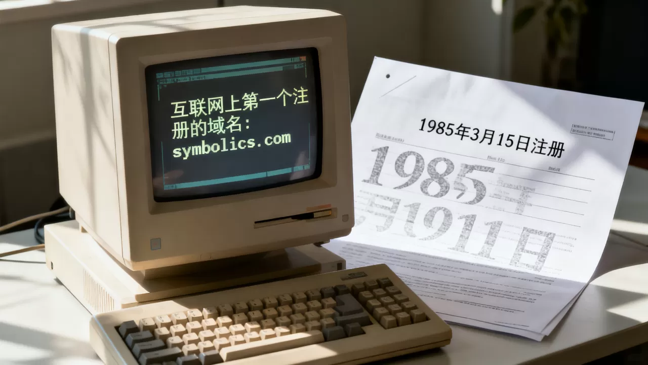 互联网上第一个注册的域名是什么?域名注册历史查询 互联网上第一个注册的域名是什么?域名注册历史查询