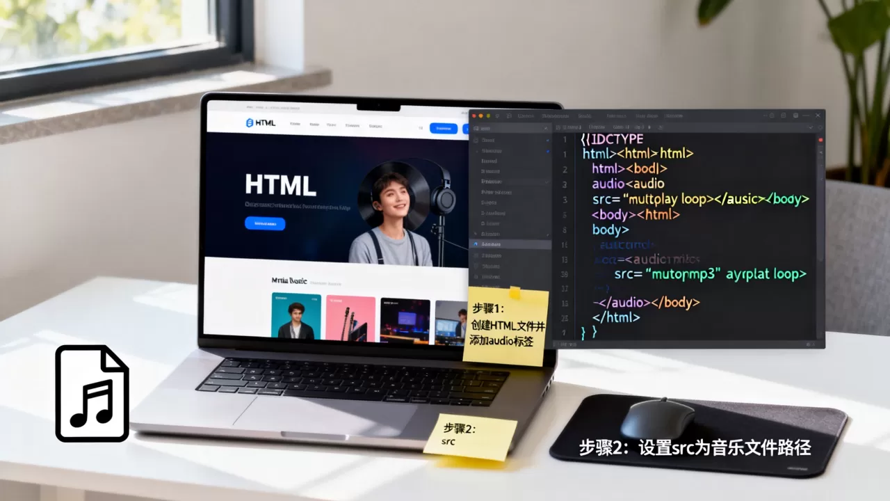 html音乐网站页面怎么做?html5背景音乐代码怎么写 html音乐网站页面怎么做?html5背景音乐代码怎么写