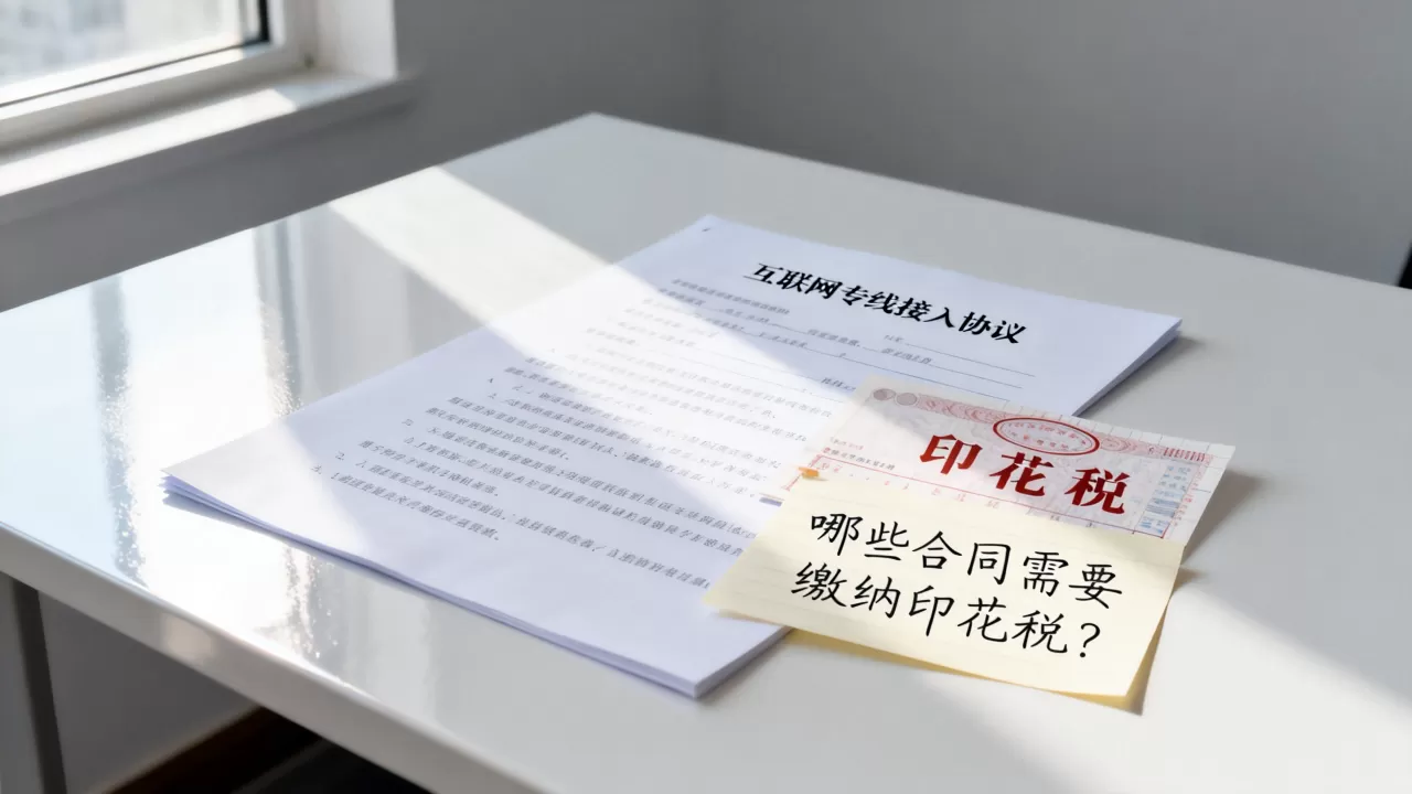 互联网专线接入协议要交印花税吗?哪些合同需要缴纳印花税 互联网专线接入协议要交印花税吗?哪些合同需要缴纳印花税